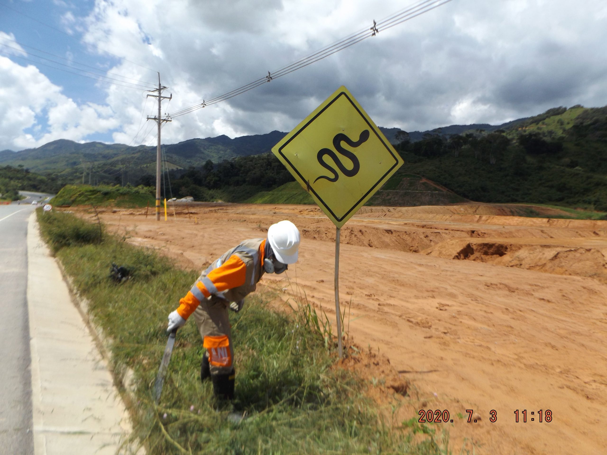 Mantenimiento señalización de cruce de fauna